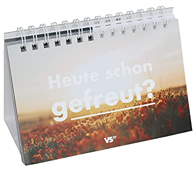 VISUAL STATEMENTS - Zweigeteilter Wochen & Monatskalender - Undatierter Tischkalender