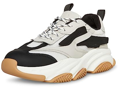 Steve Madden Herren Possess Sneaker, Multicoloured White, 41 EU