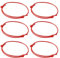 PandaHall 50pcs Korean Waxed Polyester Cord Bracelets Adjustable Friendship Cord Bracelets Handmade Braided Cord Protection Bracelets Lucky Bracelets for Women Girls, Red