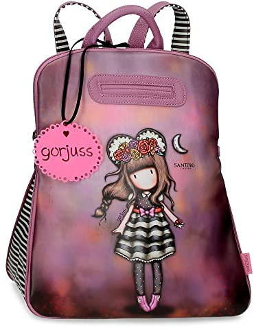 Gorjuss Frida Rucksack, lässig, Rosa, 31 x 38 x 15 cm, Kunstleder, 17,67 l, Rosa, Talla única, Lässiger Rucksack