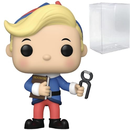 POP Holiday: Rudolph The Red-Nosed Reindeer - Hermey Funko Vinyl Figure (Bundled with Compatible Box Protector Case) Multicolored 3.75 inches