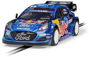 Scalextric Cars - C4501 Ford Puma Rally1 - Monte Carlo 2023 - Tanak/Jarveoja - Toy Slot Car for use with Race Tracks and Set - Gift Ideas for Kids and Adults, Scalextric Accessories