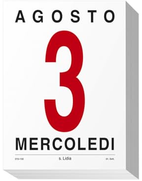 Blocco Calendario da Muro MINIBijoux Diritto4,3x5,9cm. Anno 2026 Giornaliero AB204