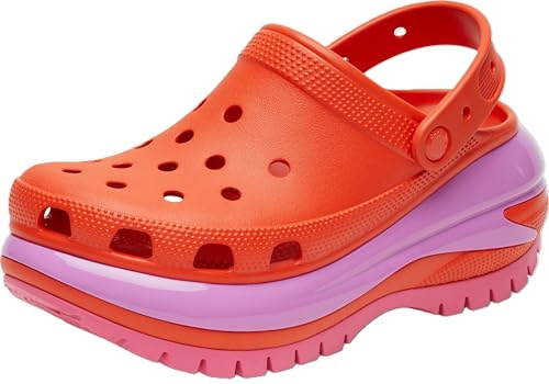 Crocs Unisex Vuxen Mega Crush Clogs, Lava, 36/37 EU