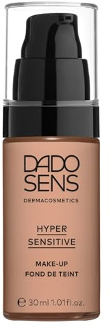 DADO SENS HYPERSENSITIVE MAKE-UP natural (30 ml) - Kaschiert Rötungen & Unreinheiten, Hohe Deckkraft, Pflegend Für Empfindliche Haut, Vegan
