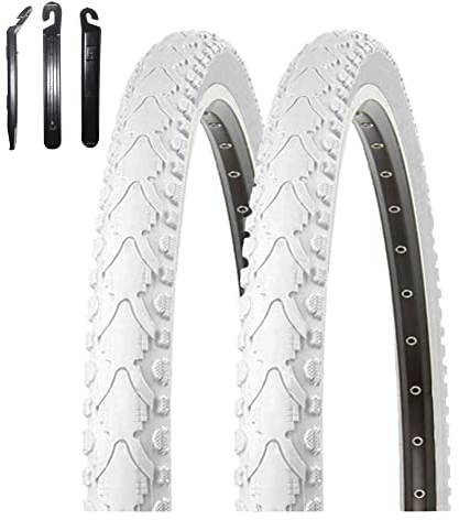 2 x Kenda K-935 Fahrradreifen Fahrradmantel Weiß 40-622 (28 x 1,5) inkl. Reifenheber