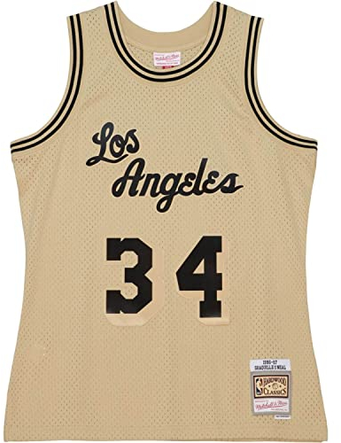 Swingman Khaki Jersey Los Angeles Lakers Shaquille O'Neal -