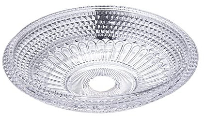 Ksunun Lavabo du Verre Trempé, Vasque à Poser Salle De Bain, Lavabo De Salle De Bain en Verre Clair, Vasque De Vestiaire, Vasque à Poser, Lave-Mains De Salle De Bain Maison, 440mm * 440mm* 130mm