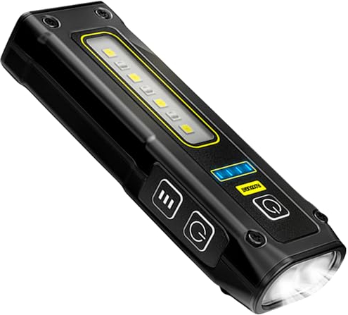 SPORWAY Lampada da officina a LED ricaricabile: 7 modalità torcia power bank IP54 impermeabile, luce da lavoro a LED magnetica per riparazione auto, campeggio emergenza