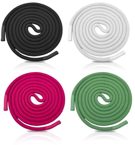 4 PCS Replacement Drawstring Cord, 200cm Round Cotton Drawstrings Ropes Hoodie Cords String for Clothings Sport Jogging Pants Sweatpants Bag