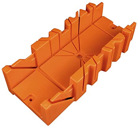 Caja de inglete de 30,5 cm para ángulos de ranura de sierra trasera de 45/22,5/90 grados, corte de sierra y caja de sujeción para carpintería