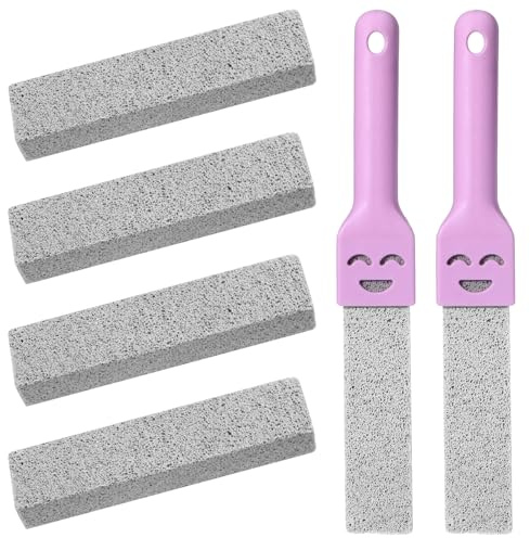 Classicseali 4 Stück Toiletten Bimsstein, Pumice Stone Toilet Cleaner