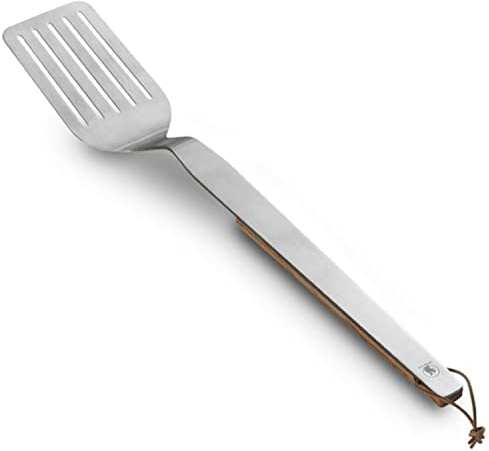 Morsø Culina Grillwender – eleganter Pfannenwender aus Stahl und Holz, Bratenwender zum Grillen und Braten, im skandinavischen Design, 44 cm lang