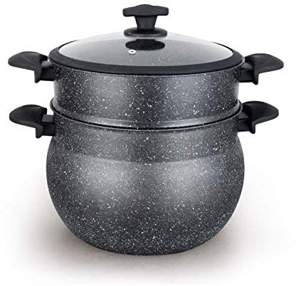 Royalty Line Couscoussier di Alta qualità, 9 l, 24, Nero, L