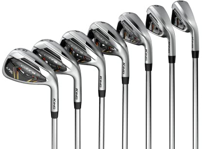 Cobra Golf Ltdx Set de Fer à Repasser satiné Chromé/doré Ensemble Hommes, Vert