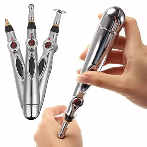 SANDALFON Pointer fisioterapia lapiz electrónico acupuntura, masajeador terapeutico, terapia, rehabilitación meridiano, alivio del dolor, pluma de acupuntura, herramienta para acupuntura