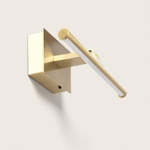 LEDKIA LIGHTING Aplique para Cuadros LED Slimlight con Mando Dorado