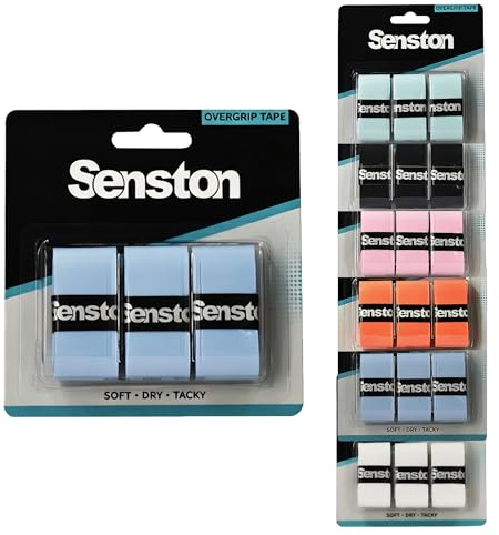 Senston Griffband Tennisschläger Anti-Rutsch Overgrip Badminton Grip für Tennis Griffbänder