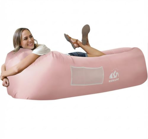 WEKAPO Inflatable Couch Air Lounger Chair - Camping & Beach Accessories