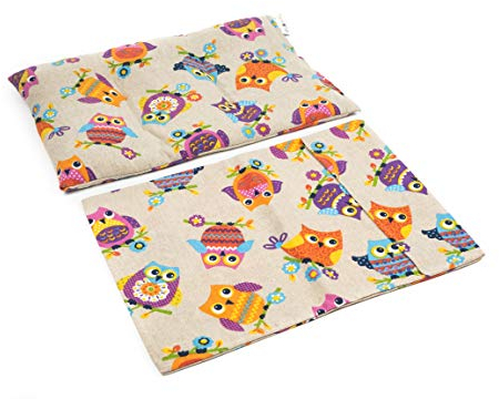 TERMOSAK Saco térmico de semillas de soja y lavanda, 37x25, cojín térmico microondas/congelador, compresa calor/frío, alta duración de producto. (001, 37x25+Funda)