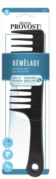 FRANCK PROVOST Kamm mit breiten Zinken, ideal für lockiges und krauses Haar, dickes und gewelltes Haar, XL-Zahnentwirrungskamm, tiefe Entwirrung