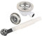 Kitchen Sink Stainless Steel Strainer Waste 1 Bowl Kit 90mm Waste / 40mm connction