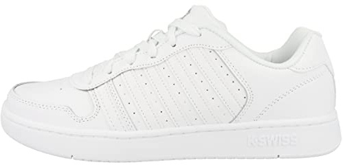 K-Swiss Court Palisades Herren Turnschuh , White Gray, 42 EU