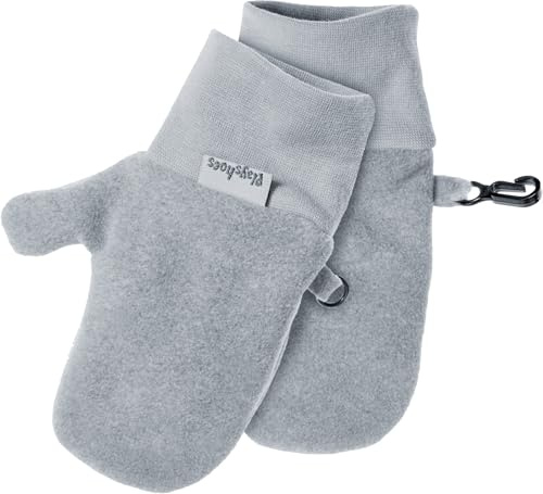 Playshoes unisex vantar fleece, Baby grå, 0-6 Månader