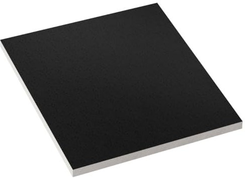 CALGARY | 10-er Set Deckenplatten | Schwarz Deckenpaneele | 62 x 62 cm | Dicke:12 mm | Oberfläche: mit Streulochungen | Mineralfaserplatte | Rasterdeckenplatten