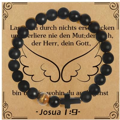 Armband Herren, Gastgeschenke Kommunion, Kreuz Armband, Christliche Geschenke, Kommunion Geschenke für Mädchen, Kommunion Geschenke Jungen, Aufmunterung Geschenke, Jesus Kreuz Christliche Armbänder