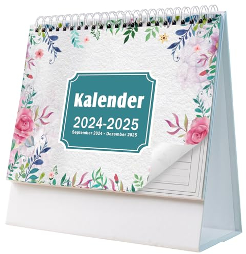 AEYAKA Tischkalender 2025 - Kalender 2025, 20 x 20.5cm Deutsch A06