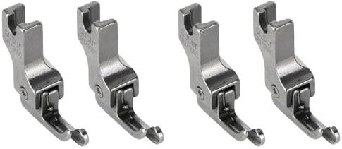 Rastapulz 4 stycken sömnadsfötter med smal styrning, industriella quiltade sömnadsfötter, dragkedja, universella sömnadsfötter, CR1/16NS (0,2)