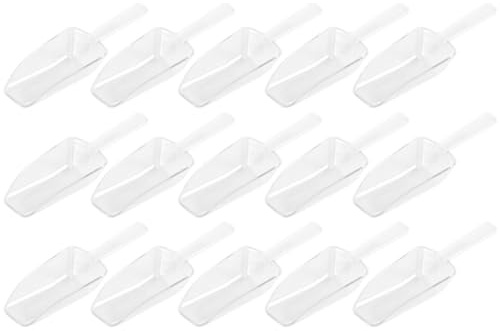 HINTRMENT 15 St Delars Plastmätkoppar och Skopor Multifunktionella Köksredskap för Mjöl Is och Spannmål Lätt att Rengöra och Förvara Säkra och Praktiska för Matlagning och Bakning