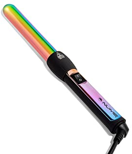 NuMe Love Wins Curling Wand, Titanium Barrel, Far Infrared Heat Technology, Negative Ion Conditioning Technology, Includes Heat-resistant Styling Glove