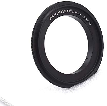55mm EOS-M Retroadapter/Umkehrring für EF-M Mirroless M1 M2 M3 M10 M50 M6 M5