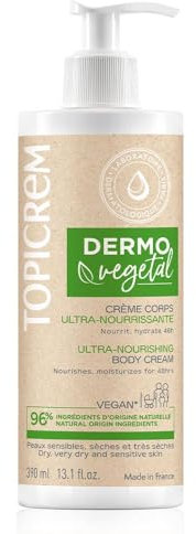 Topicrem Dermovegetal crème corps ultra-nourrissante 390ml