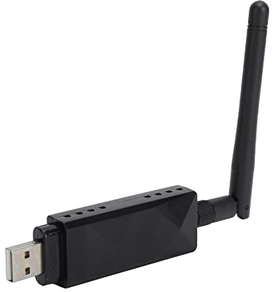 VBESTLIFE Adaptador WiFi USB AR9271, Tarjeta de Red Inalámbrica con Antena 2DBI Desmontable para Computadora de TV
