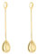 Lucchetta - 750-18K Gold Lange OhrAnhänger - Elegant Tropfen-ohrringe, Gold Ohrringe Damen 750 Echtgold - Hochwertiges Schmuck hergestellt in Italien