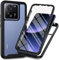 XINYEXIN Case for Xiaomi 13T Xiaomi 13T Pro, Built-in Screen Protector 360 Degree Full Body Shockproof Heavy Duty Protection Case, Rugged Bumper Armor Clear Case - Black