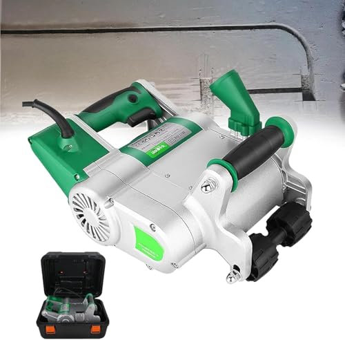 TPTAWF Máquina cortadora de Ranuras de Pared, rozadora de Pared eléctrica Mejorada, máquina ranuradora de Corte de concreto de 1100 W, Cortador de Canales de Mano