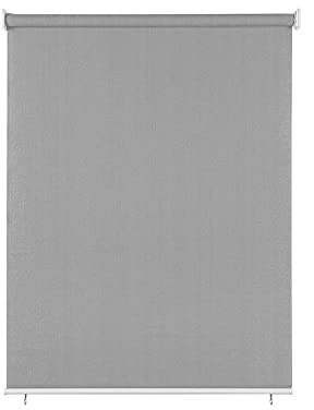 paramondo Tenda da Sole Verticale a Rullo per Esterno Avvolgibile Anti UV Protezione della Privacy Impermeabile Resistente, 200 x 240 cm [LXA] Grigio
