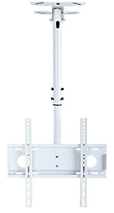 Support TV pour TV de 32 à 58 pouces, support pivotant et inclinable pour écrans LCD et incurvés, compatible VESA 400 x 400 mm