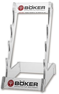 Böker Manufaktur Herren Acrilico Giro Coltello 4 Display, Argento, One Size