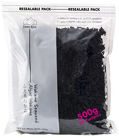 Emma Basic - Getrocknete Premium Grade Wakame 500g - Getrocknete Algen