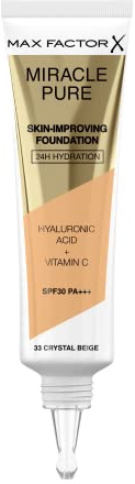 Max Factor Miracle Pure Skin Improving Foundation - 33 Kristall Beige