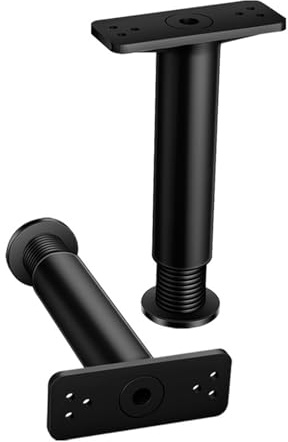XIONGXIAOZHI 2 st sängram stödben, 22-42 cm, svart, justerbar, stabilisator, säng, justerbar stödram