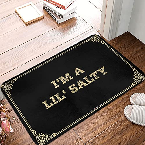 Vintage Decor I'M A Lil' Salty - Felpudo de otoño para puerta de verano (40 x 60 cm)