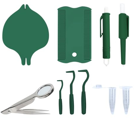 Fästingborttagningsverktyg | 60 g husdjur loppdragare set | PVC, metall återanvändbar lopp- och fästingborttagare set för flera husdjur hushåll, hundar och katter daglig vård