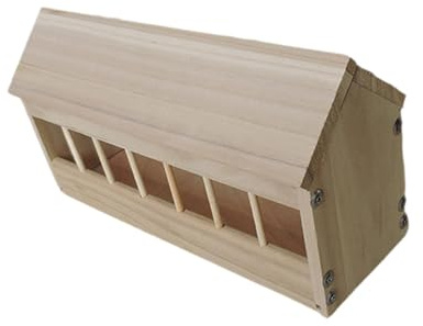 Harilla Comedero para Palomas con Recipiente Ranurado, Suministros para Pájaros, Cuenco para Pájaros para El Jardín, Comedero para Aves de Corral para Codorni, 40cm