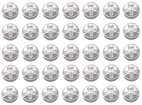 Amasawa 60 Stück LED Ballons Lichter, Mini Runde Ballon Lampe, Helle Mini Ballon Lampe Nachtlicht Licht Weihnachten Partei Geburtstag Dekor (Farbige Lichter)